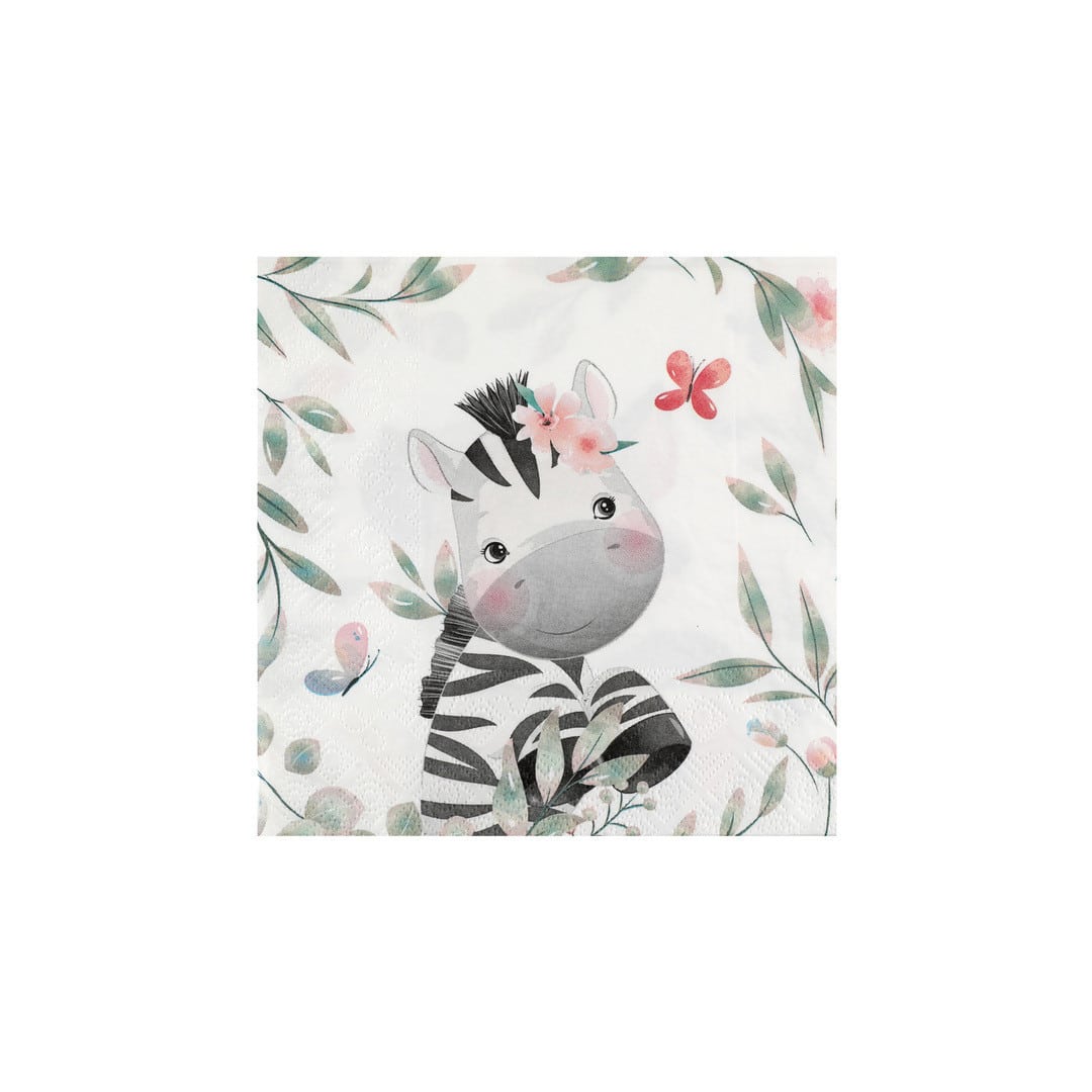 serviettes-anniversaire-zebre