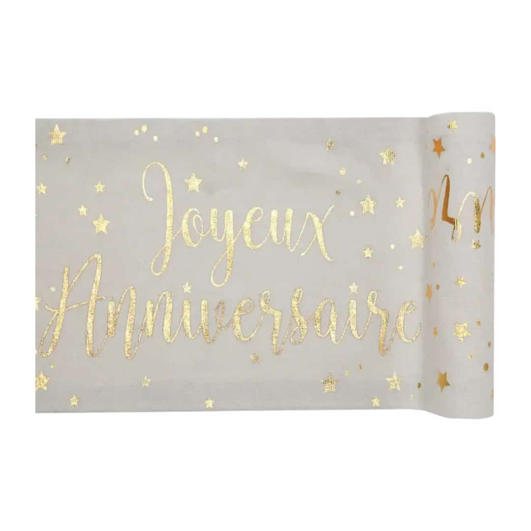chemin-de-table-or-joyeux-anniversaire