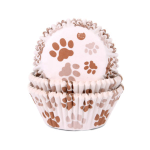 caissette a cupcake empreint de chien