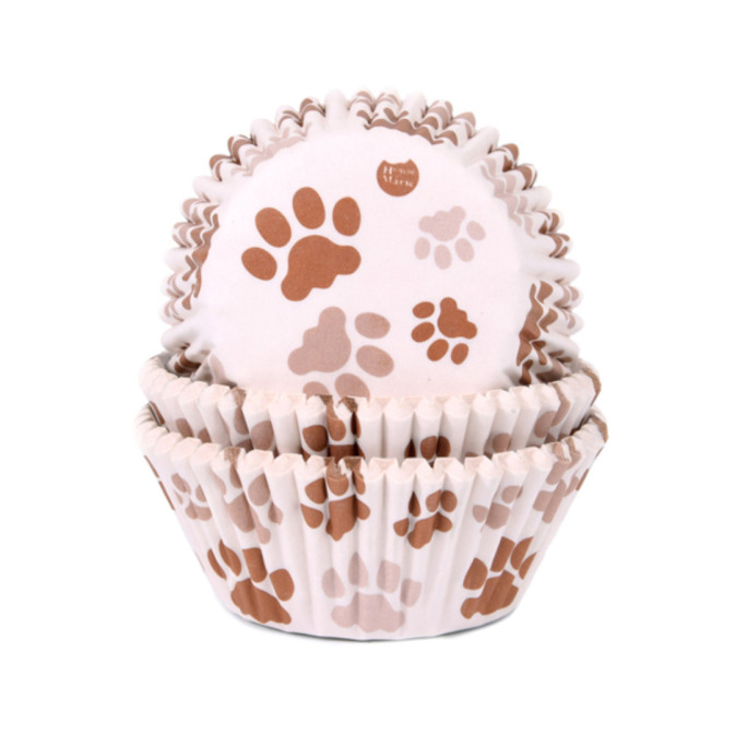 caissette a cupcake empreint de chien