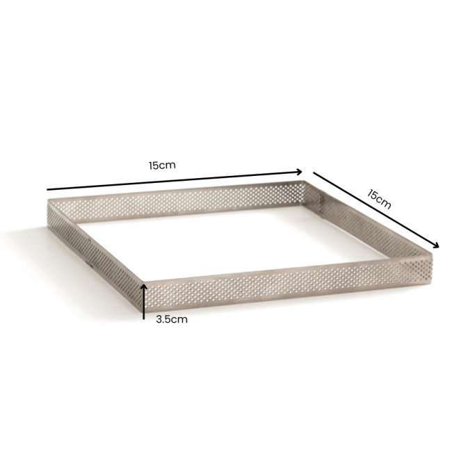 cadres perforés carré  15cm