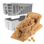 moule a buche en silicone north pole