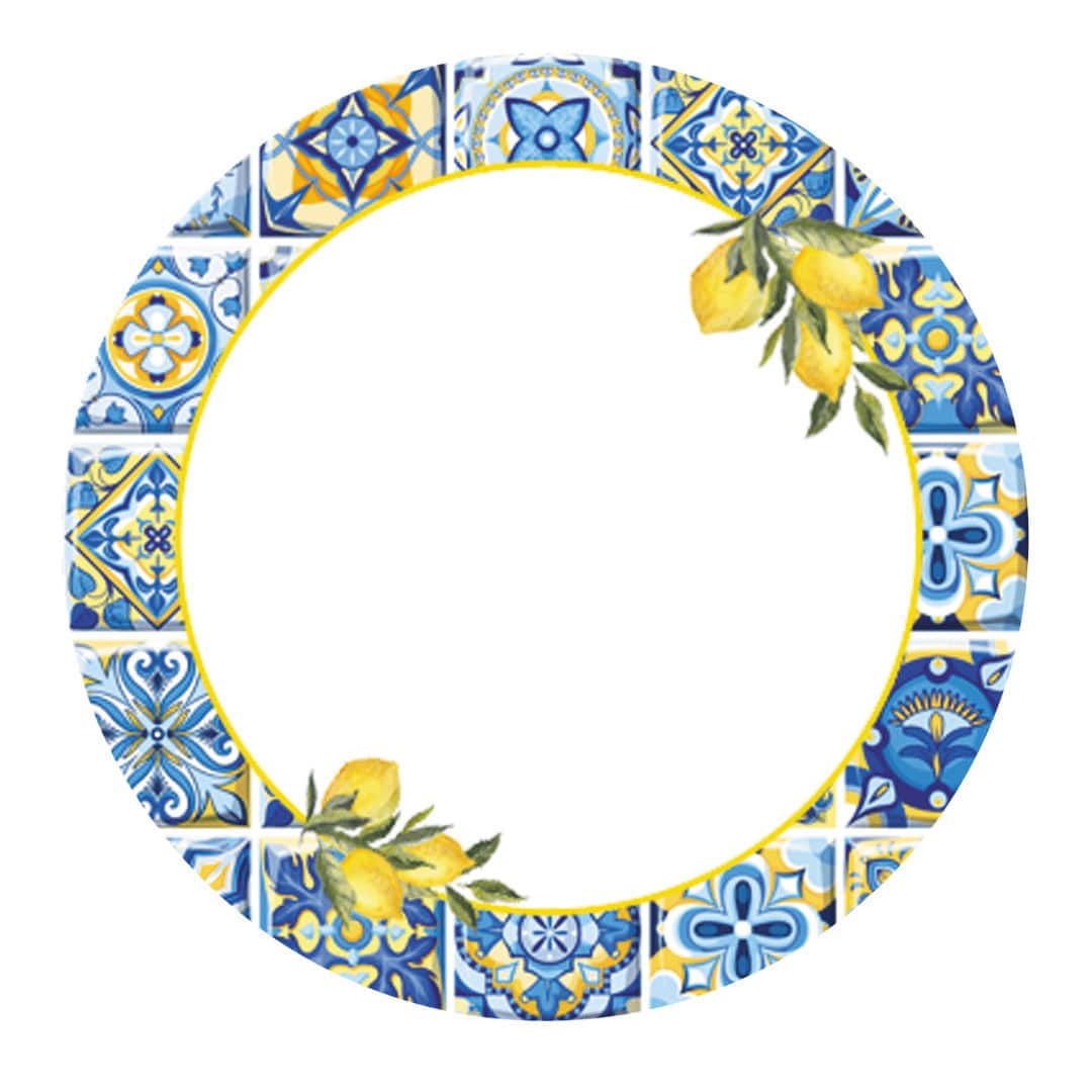photo comestible amalfi 24cm