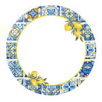 photo comestible amalfi 24cm