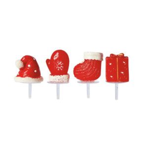 4 accessoires de décorations noël