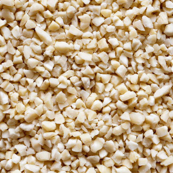 amandes blanches hachées