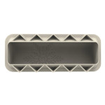 moule buche snowfall silikomart de haut