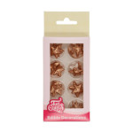étoile en sucre funcakes couleur bronze