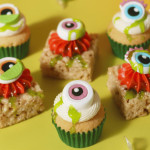 cupcake decorés halloween avec oeil