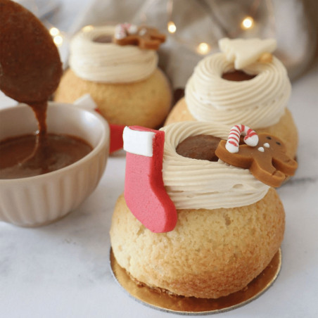 deco pate amande sur choux