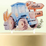 cake topper tracteur
