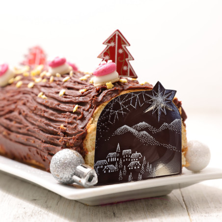 embout de buche sur une buche