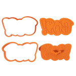 set cookie cutter et stamps halloween