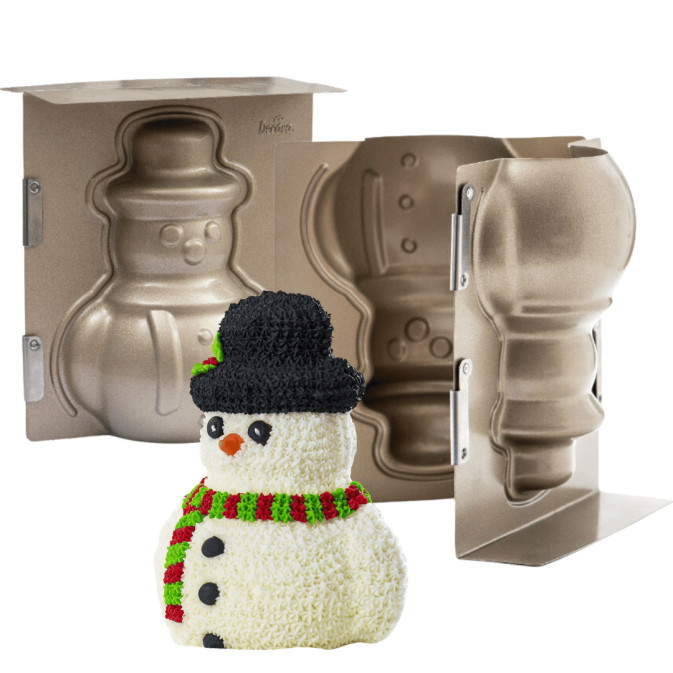 moule 3d bonhomme de neige