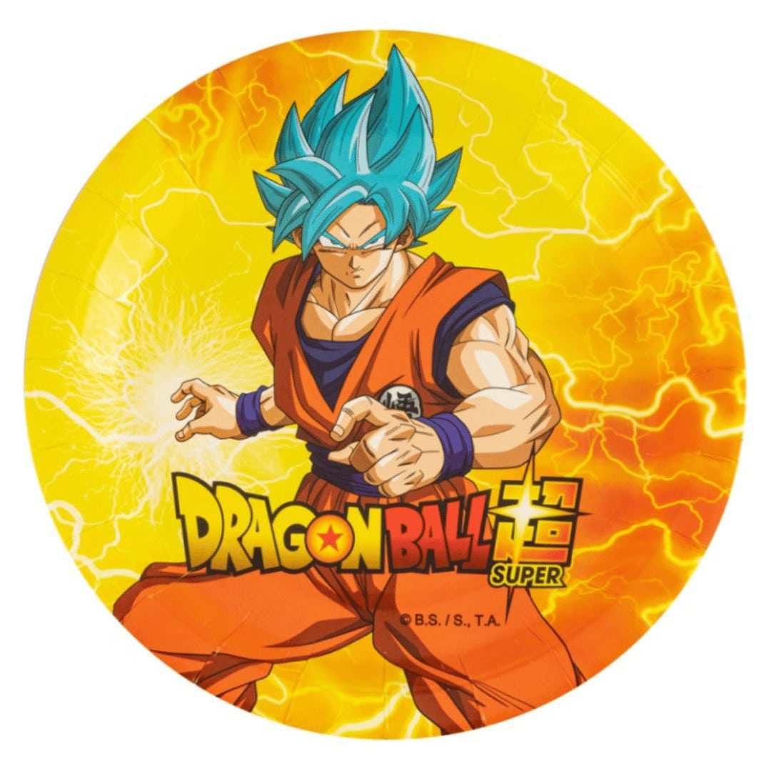 8 assiettes dragon ball