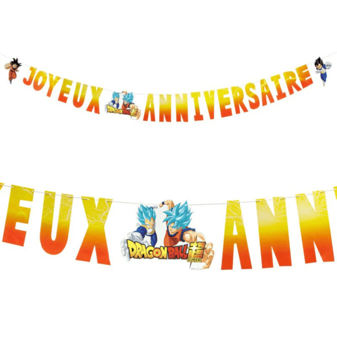 Guirlande anniversaire Dragon Ball