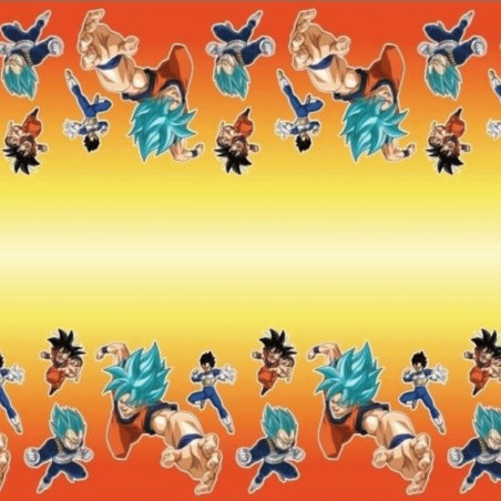 nappe anniversaire dragon ball détails