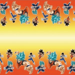 nappe anniversaire dragon ball détails