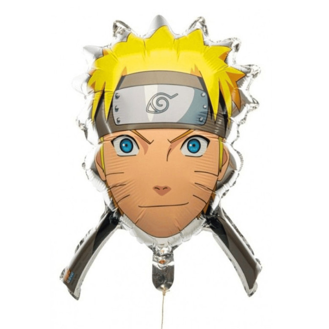 Ballon helium tête de Naruto