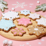 biscuits décores flocons de neige