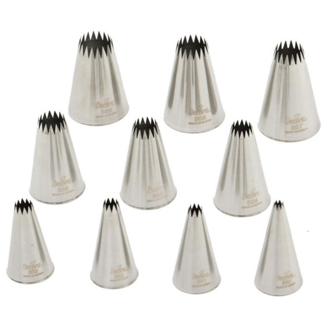 Kit 10 douilles étoile française