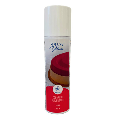 spray effet velours rouge 250ml