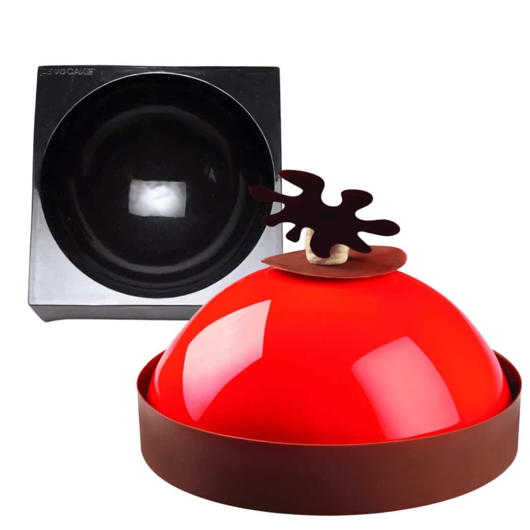 Silikomart - Moule en Silicone 6 Demi-Sphères 7 cm - Les Secrets du Chef