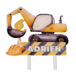 cake topper chantier