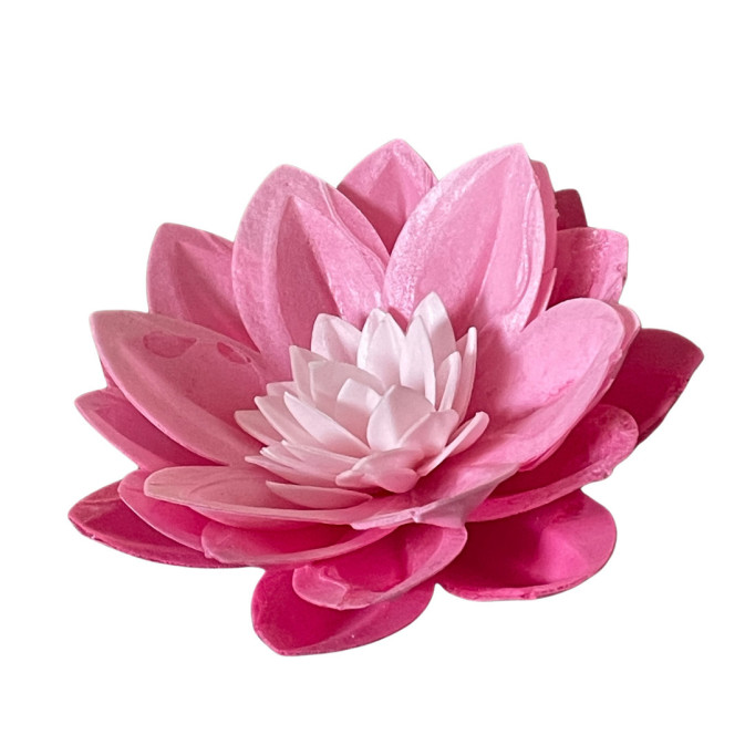 nénuphar en azyme rose