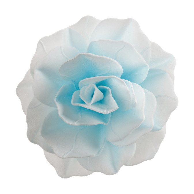 Fleur en azyme bleue géante Dekora