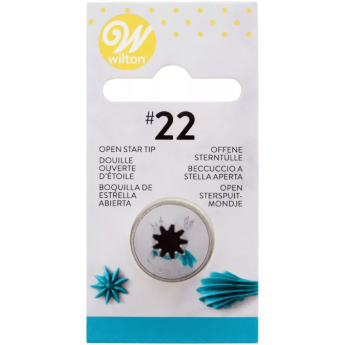 Douille étoile n°22 en acier inoxydable - Wilton