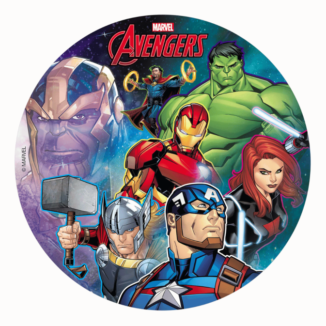 Disque en sucre Avengers