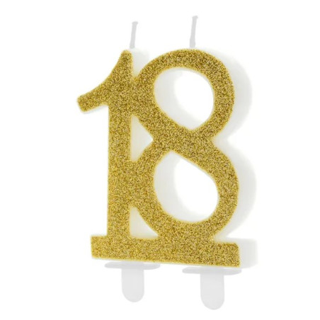 bougie-18-ans-or