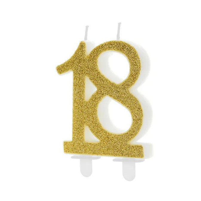 bougie-18-ans-or