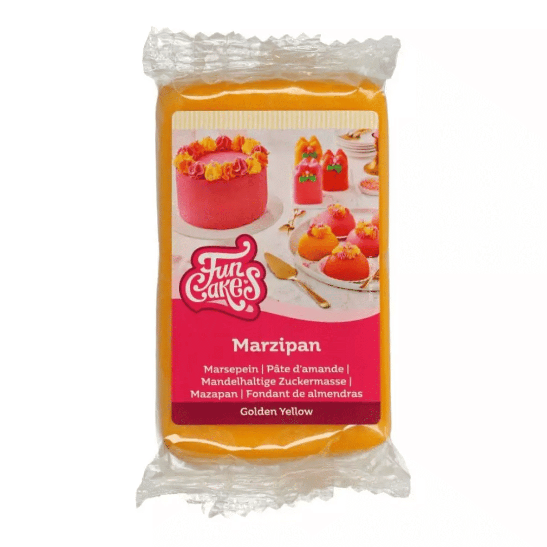 Pâte d'amande funcakes jaune 250 gr
