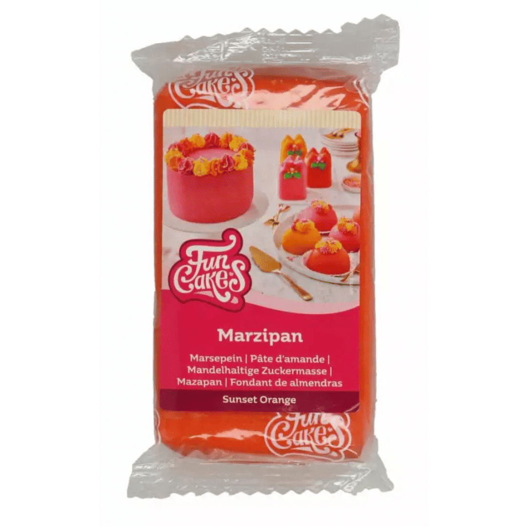 Pâte d'amande funcakes orange 250 gr
