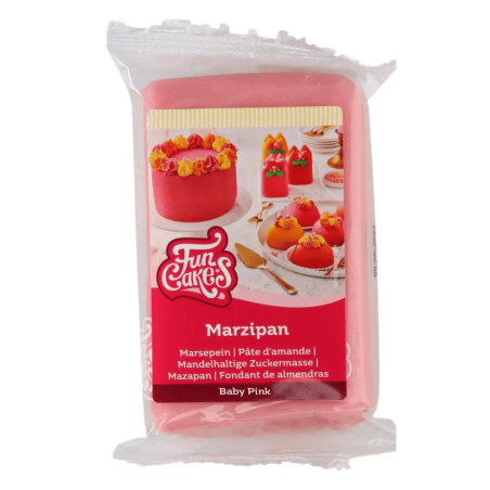 Pâte d'amande funcakes rose bébé 250 gr