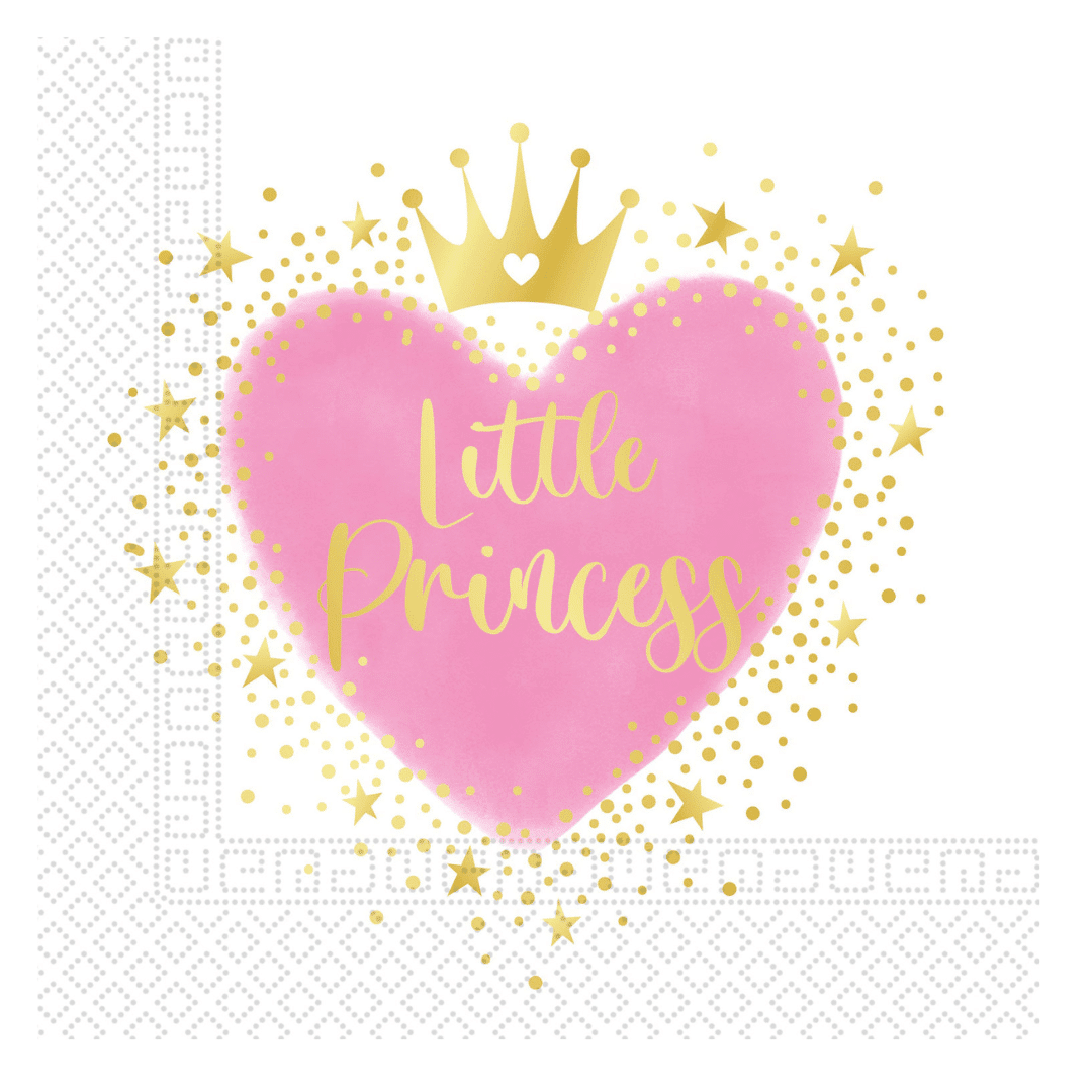 Serviettes My Little Princess 33x33 cm