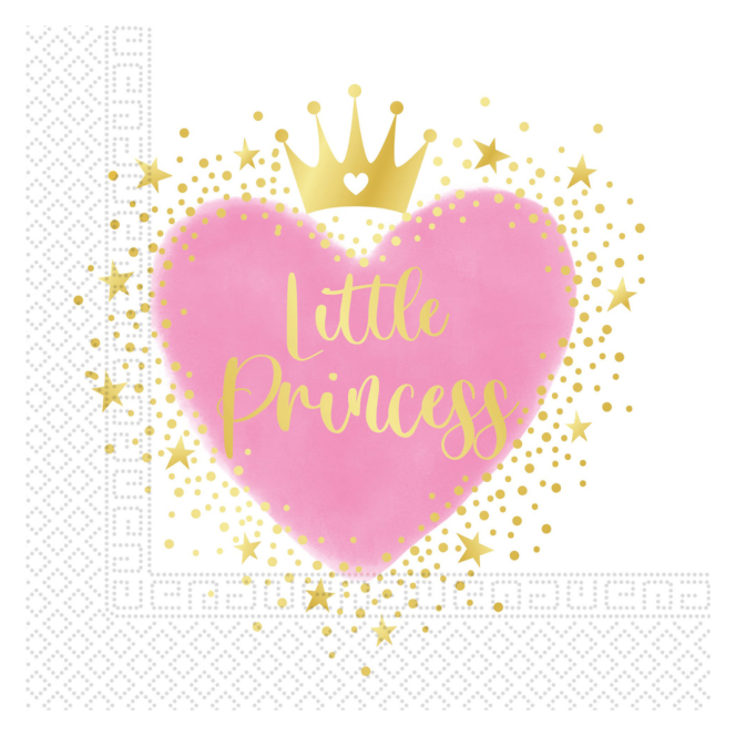 Serviettes My Little Princess 33x33 cm