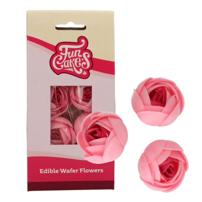 Fleur en azyme rose funcakes packaging