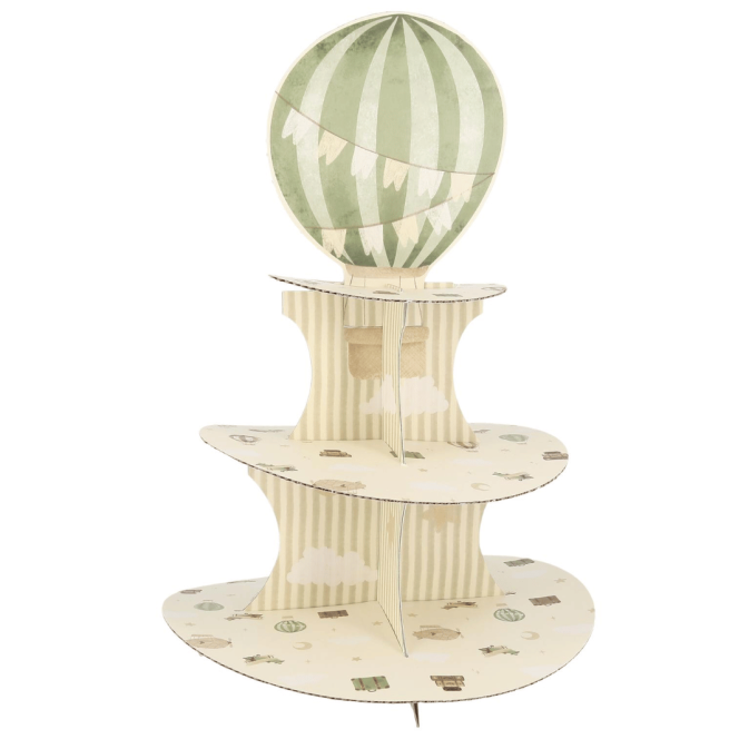 Présentoir à cupcakes Montgolfière