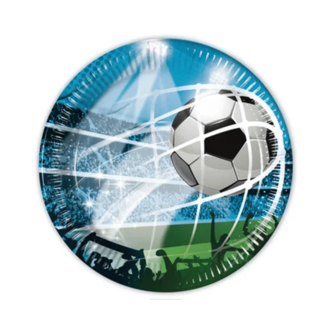 Lot de 8 assiettes football