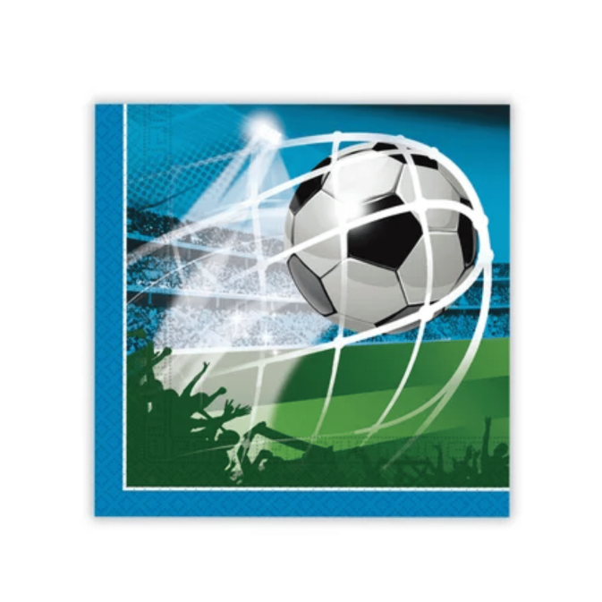 Lot de 20 serviettes football