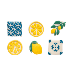6 Décors sucre Amalfi Decora
