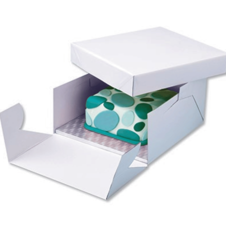 Boite à gâteaux + cakeboard carrés PME