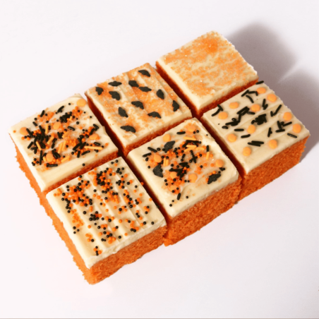 dessert d'halloween avec Pumpkin patch PME