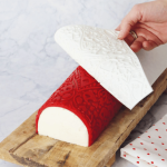 utiliser le Tapis en silicone pour bûche motifs de Noël