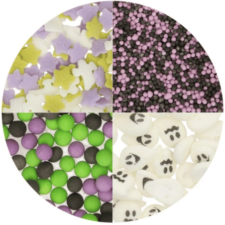 Sprinkle mix 4-en-1 spooky Halloween Wilton