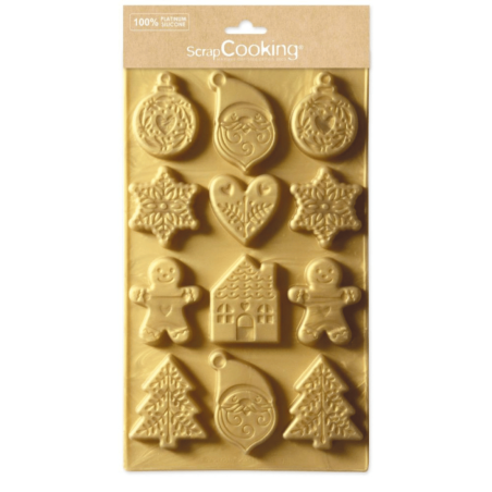 Moule silicone biscuits de Noël Scrapcooking