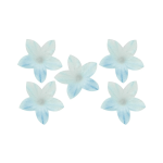 decoration-azyme-gateau-fleurs-bleues-dekora